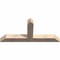 Ekena Millwork Portland Smooth Timber Gable Bracket, Douglas Fir, 60"W x 27"H x 5 1/2"D x 5 1/2"F, 11/12 Pitch GBW060X27X0606POR00SDF - alternate 4